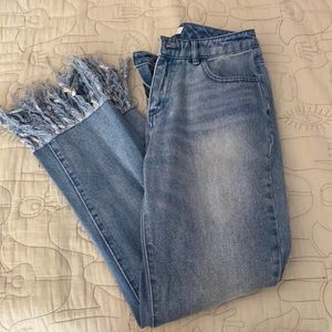 Flared distressed K/lab jeans size 2